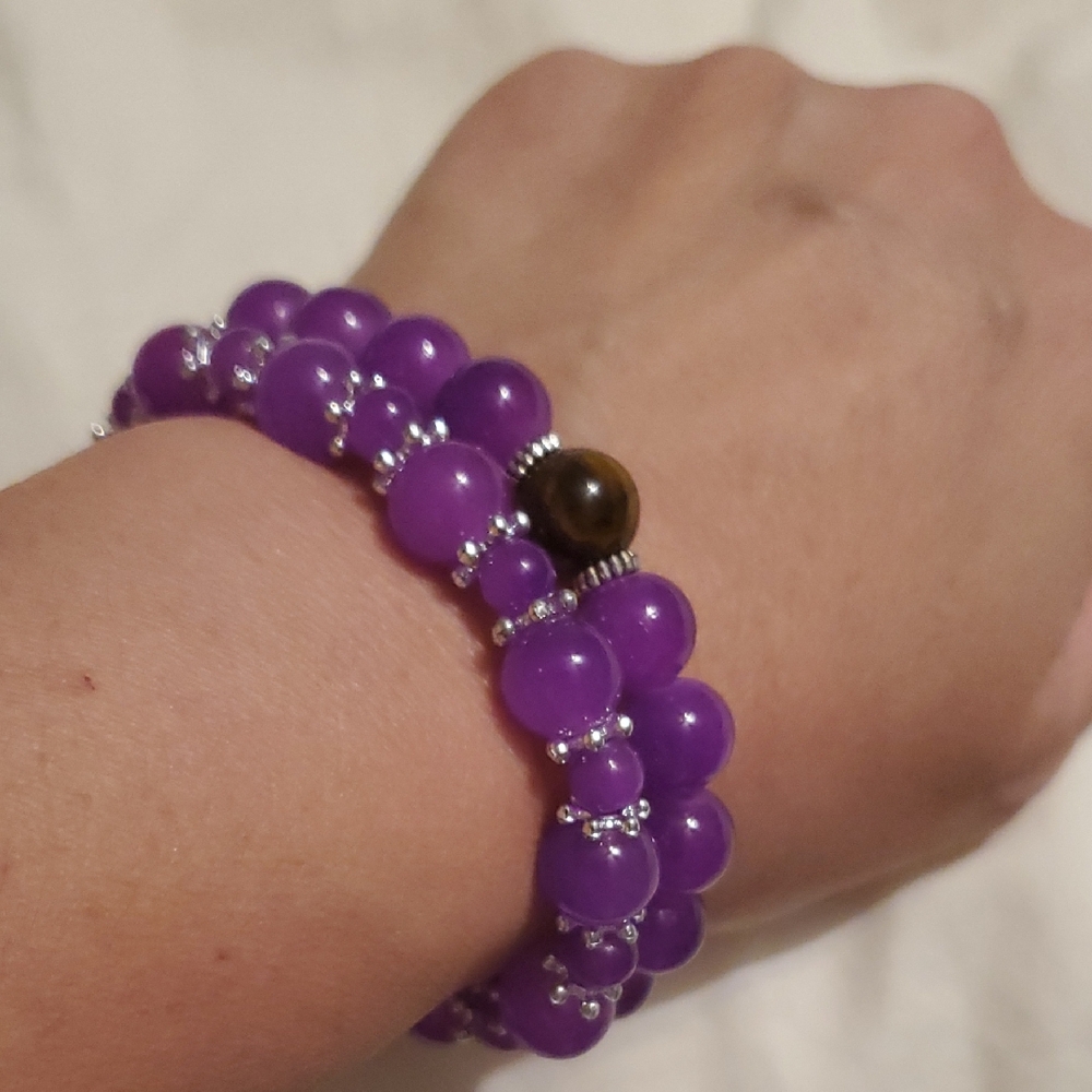 Beaded Bracelet TIGERS EYE